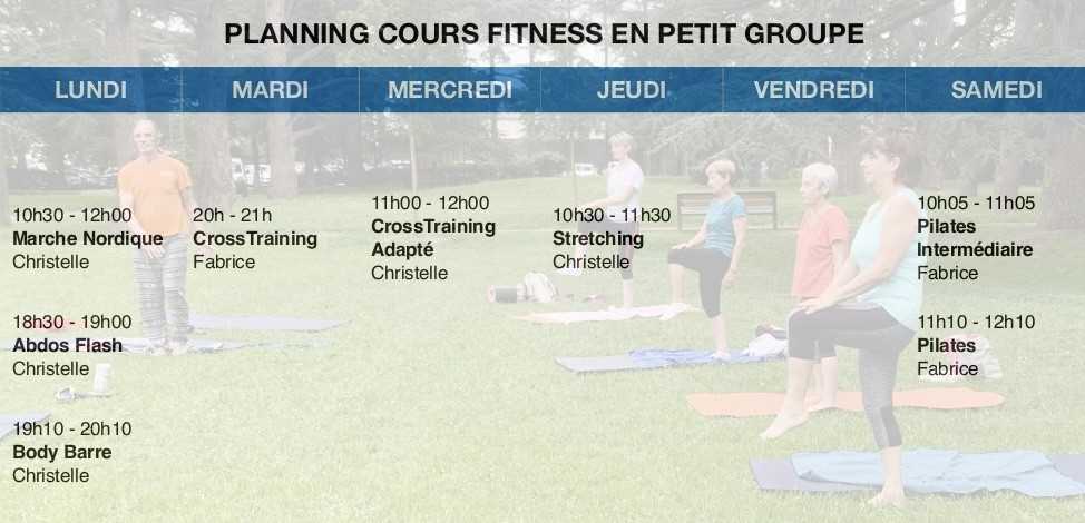  Cours fitness en petit groupe